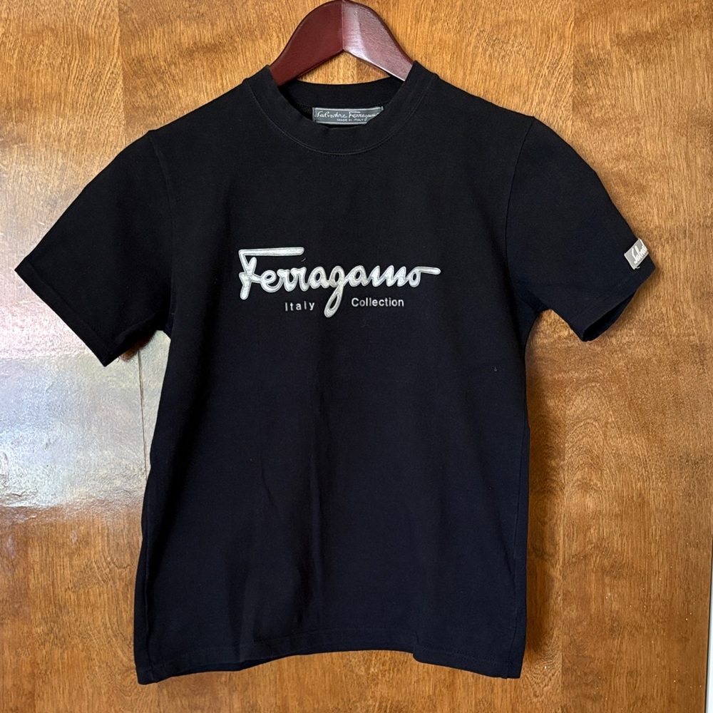 Salvatore Ferragamo Black Tee